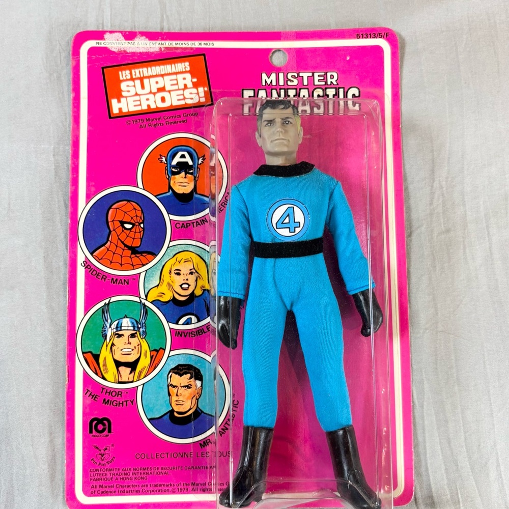 Vintage Mego‎ Mister Fantastic  Action Figure 1979 Les Extraordinaries France